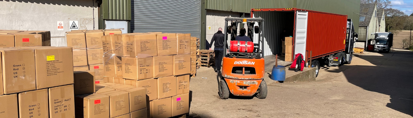Container Devanning Services For Amazon Inventory | Prep 4 FBA